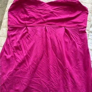 Lululemon Athletica Vibrant Pink Strapless Top